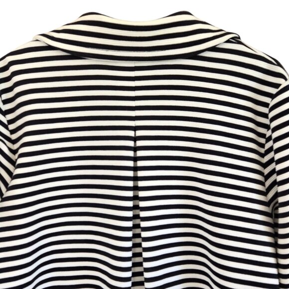 Pendleton Womens Black & White Striped Swing Jacket Button Front Pockets XL - Picture 6 of 11